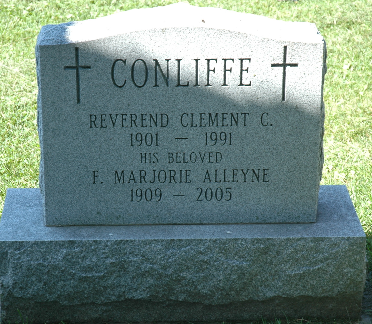 Frances Marjorie (Alleyne) Conliffe grave