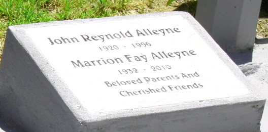 John Reynold Alleyne grave