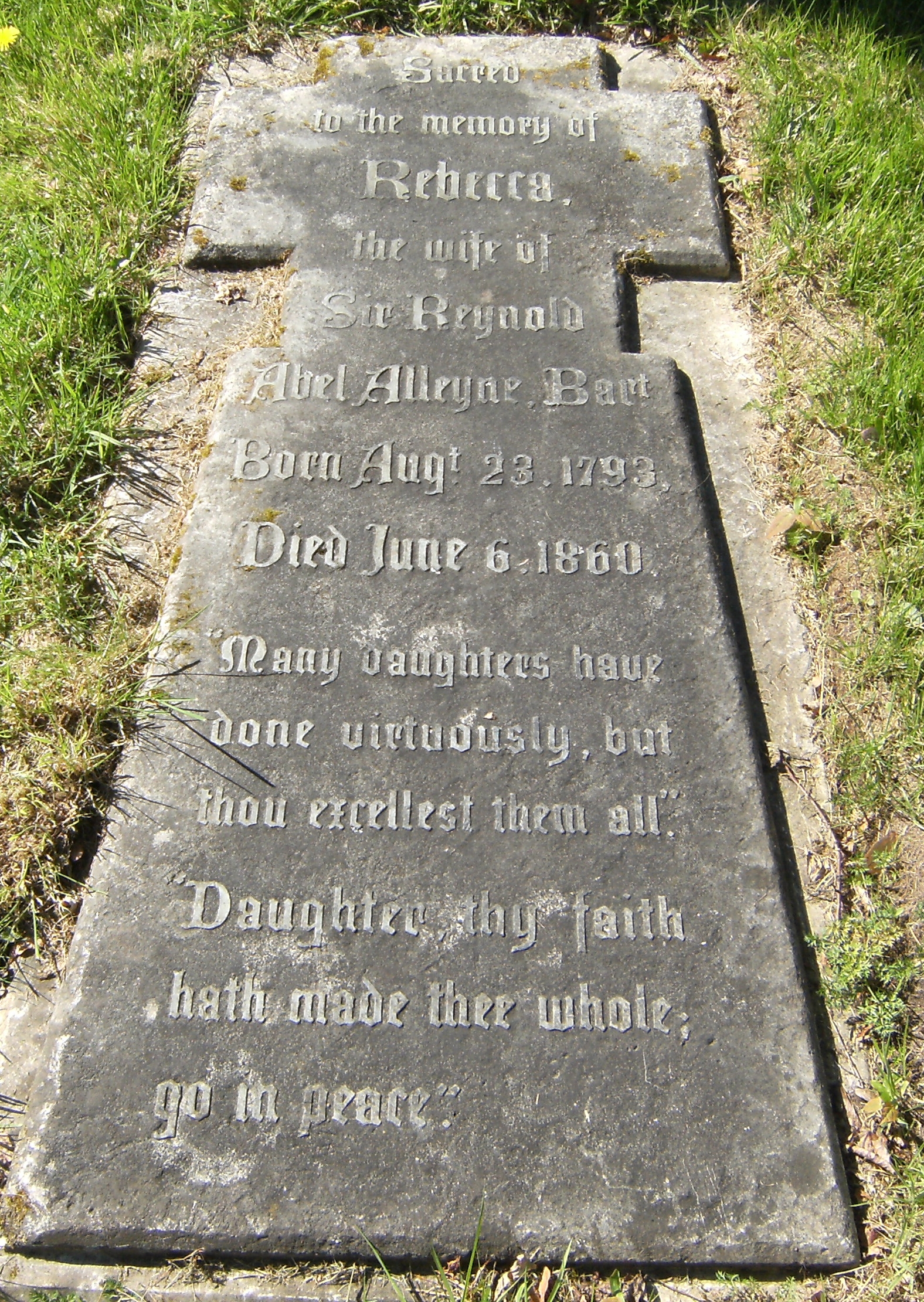 Rebecca Olton grave