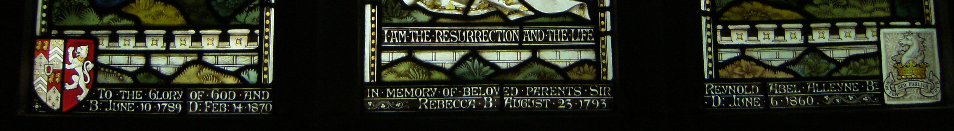 Sir Reynold Abel & Rebecca Alleyne plaque