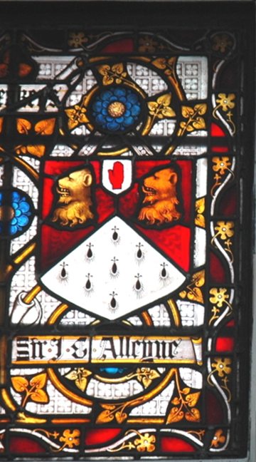 Coat of Arms of Sir John Gay Alleyne, Bart. plaque